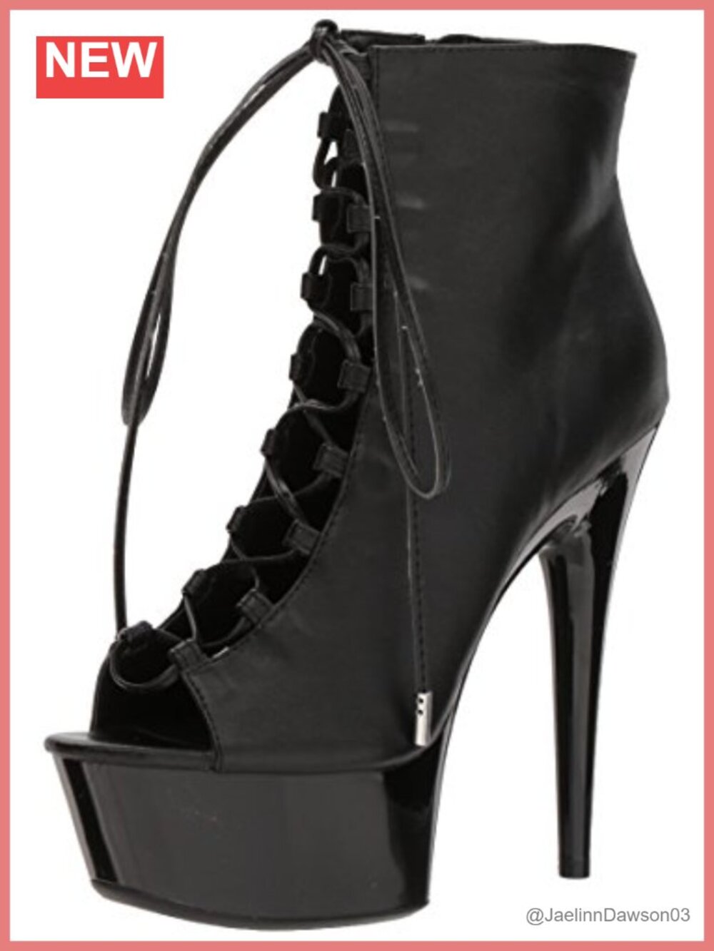 Women's Ankle Bootie Peep Toe Platform Stiletto Heel Boots